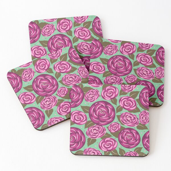 Item preview, FLORAL ROSE - MINT designed and sold by PrachiManerikar.