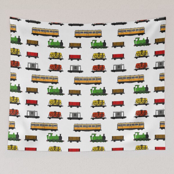 Item preview, Steam Train Magnet Sticker Pack Pattern designed and sold by doodlerob.