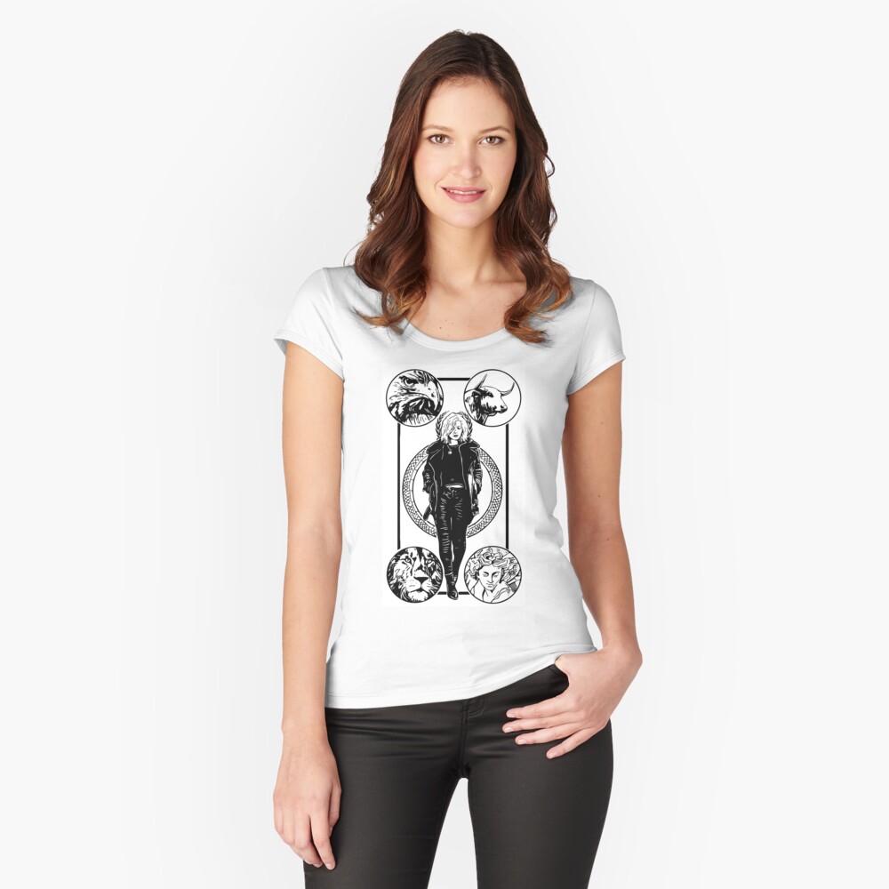 Item preview, Fitted Scoop T-Shirt designed and sold by TInStarGames.