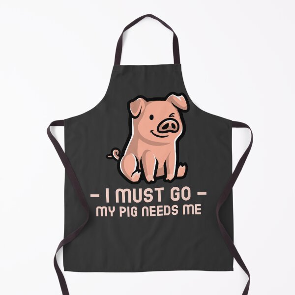 Item preview, I Must Go, My Pig Needs Me designed and sold by NostalgicLatin.