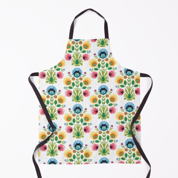Item preview, Polish Folk Flowers Pink and Yellow designed and sold by Barbara Pixton.