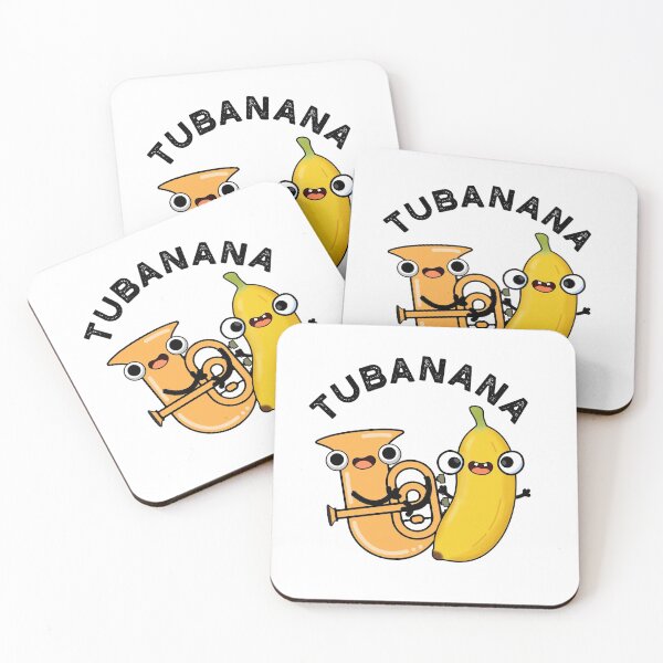 Item preview, Tubanana Funny Tuba Banana Puns  designed and sold by punnybone.