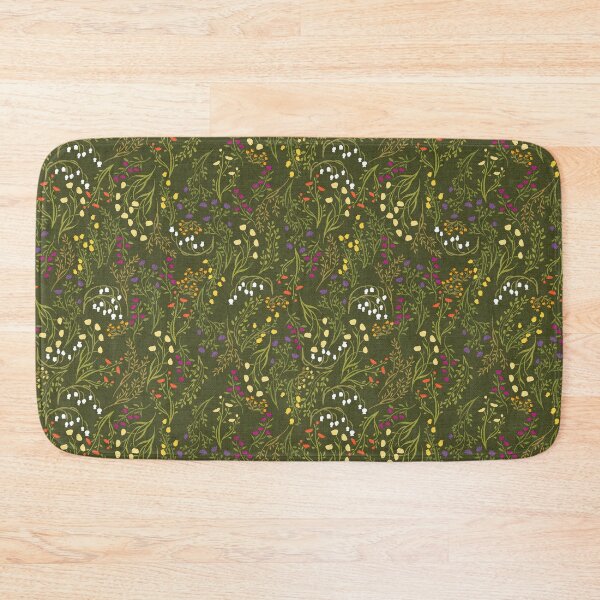 Item preview, Summer Meadow Forest Green Moss designed and sold by Cecilia Mok.