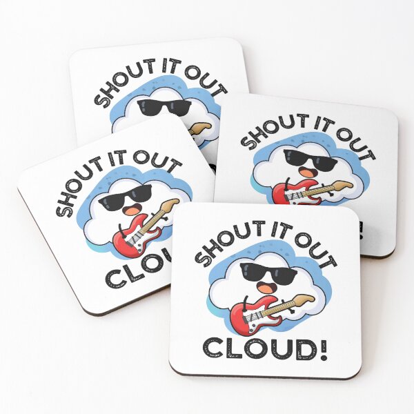 Item preview, Funny Cloud Puns - Shout It Out Cloud  designed and sold by punnybone.