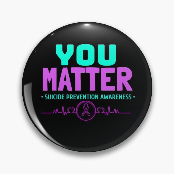 Item preview, You Matter. Suicide Prevention Awareness Ribbon designed and sold by jacks-tees.