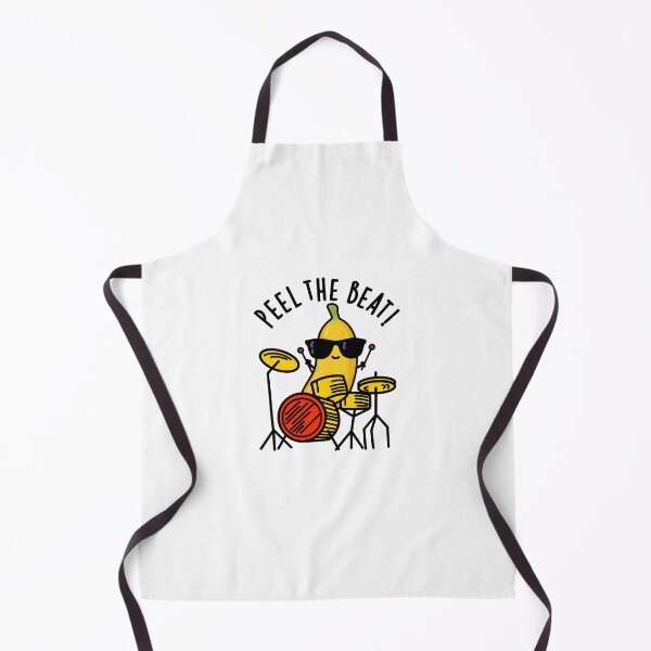 Item preview, Peel The Beat Funny Banana Drummer Puns  designed and sold by punnybone.