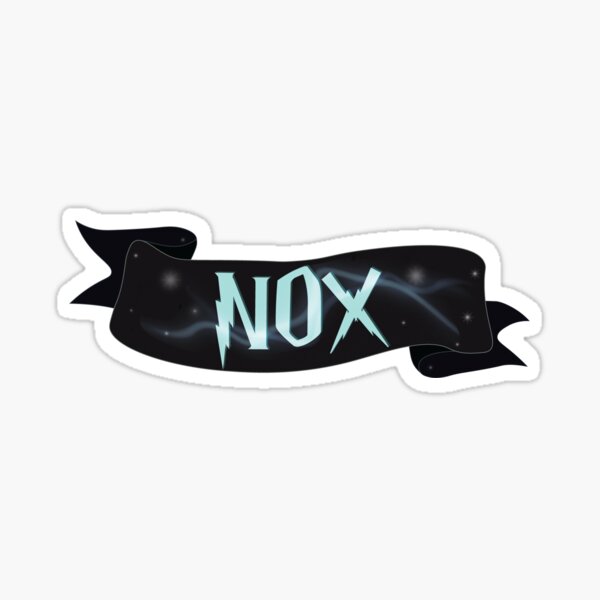 Nox Spell Vinyl Sticker, Harry Potter Sticker 
