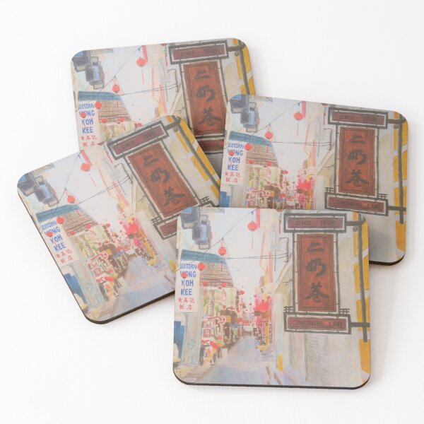 Item preview, Concubine Lane Watercolour Painting designed and sold by hockeng.
