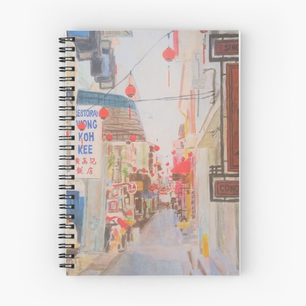 Item preview, Concubine Lane Watercolour Painting designed and sold by hockeng.