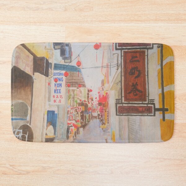 Item preview, Concubine Lane Watercolour Painting designed and sold by hockeng.