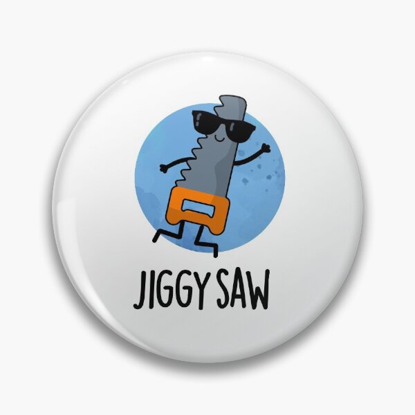 Item preview, Jiggy Saw Funny Tool Puns  designed and sold by punnybone.