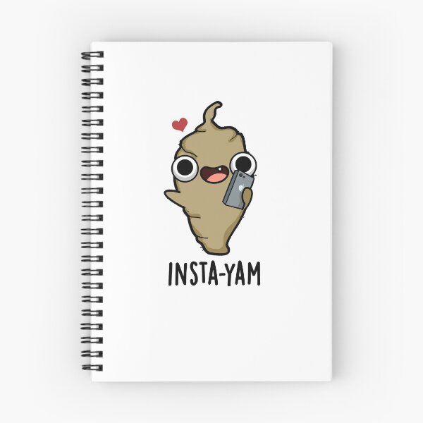 Item preview, Insta-yam Social Media Funny Veggie Puns  designed and sold by punnybone.