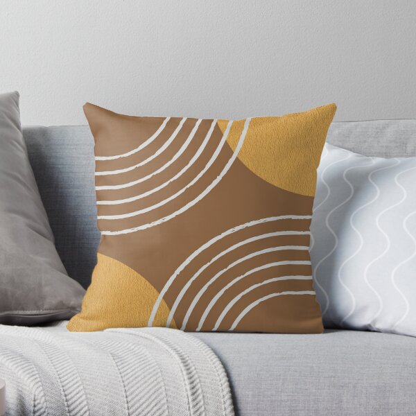 Arch duo 2 Mid century modern Throw Pillow by MoonlightPrint