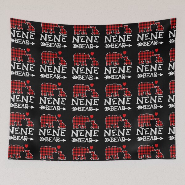 Item preview, Red Plaid Nene Bear Christmas Pajama Matching Family Gift designed and sold by HINDAM4U.
