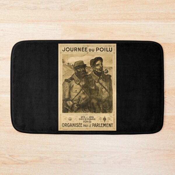 Item preview, retro journee du poilu vintage reclame designed and sold by CorasPosters.