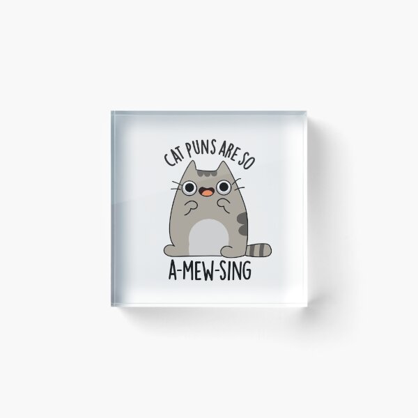Item preview, Cat Puns Are So A-mew-sing Funny Animal Puns  designed and sold by punnybone.