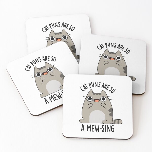 Item preview, Cat Puns Are So A-mew-sing Funny Animal Puns  designed and sold by punnybone.
