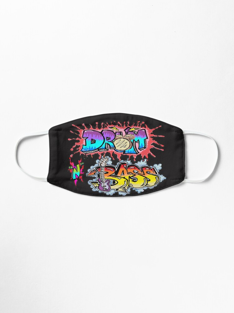 Spray Can Art Of Drum N Bass In Graffiti Letters By Lowendgraphics Mask By Lowendgraphics Redbubble