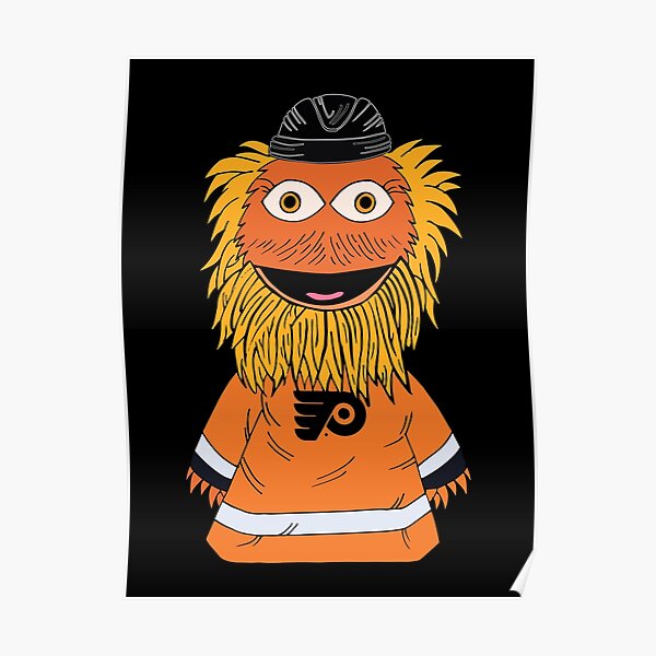 Gritty Mascot Flyers Fan Funny Philly Christmas Card Merry 