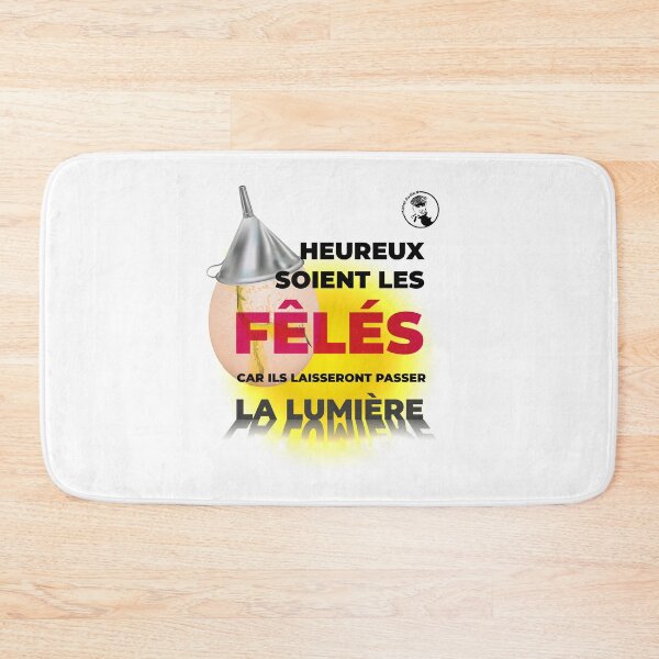 Item preview, Audiard quote "Happy are the cracked" designed and sold by Frangotier.