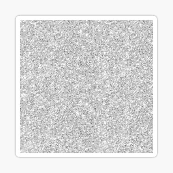 silver glitter star Sticker for Sale by annatom24