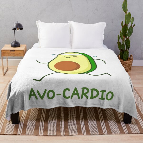 Item preview, Avocado running. Avo-Cardio pun. designed and sold by TashaVector.