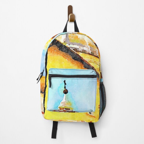 Item preview, L'Aquila: yellow building with dome and bell tower destroyed designed and sold by Giuseppe Cocco.
