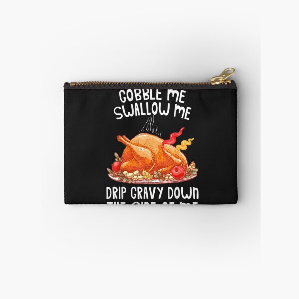 Item preview, Gobble Me Swallow Me Turkey Thanksgiving mask shirt designed and sold by ClamenTaon.