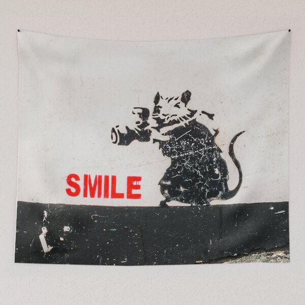 Item preview, BANKSY Paparazzi Rat SMILE designed and sold by WE-ARE-BANKSY.