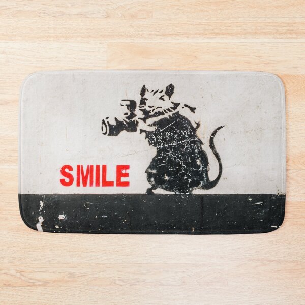 Aperçu de l'œuvre BANKSY Paparazzi Rat SOURIRE créée et vendue par WE-ARE-BANKSY.