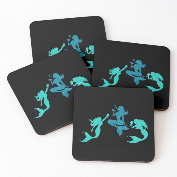 Item preview, Teal glitter Mermaids shirts designed and sold by OpulentFlair.