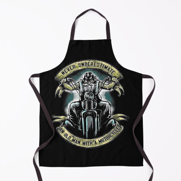 Item preview, Never Underestimate an Old Man with a Motorcycle designed and sold by HTownApparel.