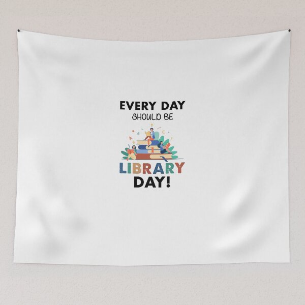 Item preview, Everyday Should Be Library Day | Vintage color designed and sold by Amineharoni.