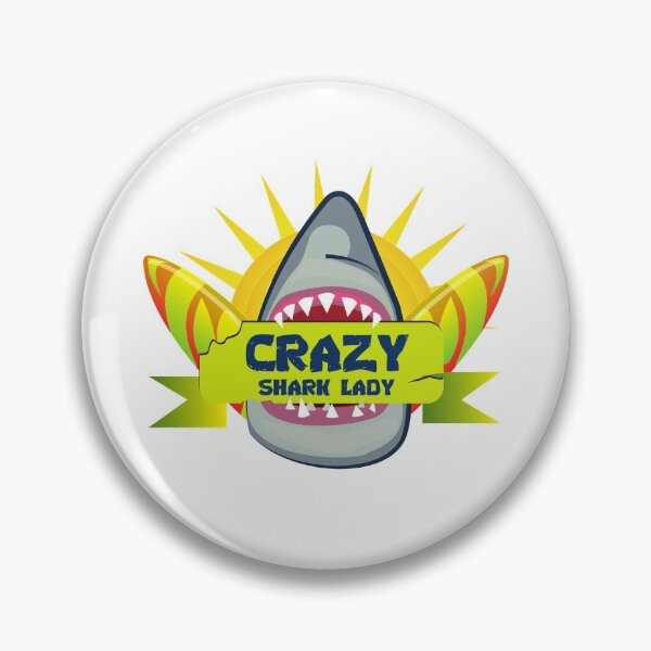 Item preview, Crazy Shark Lady designed and sold by Jayzdesigns.