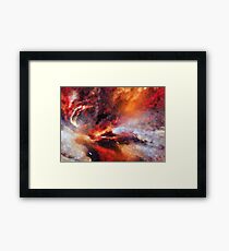 Genesis Abstract Expressionism Art Framed Print