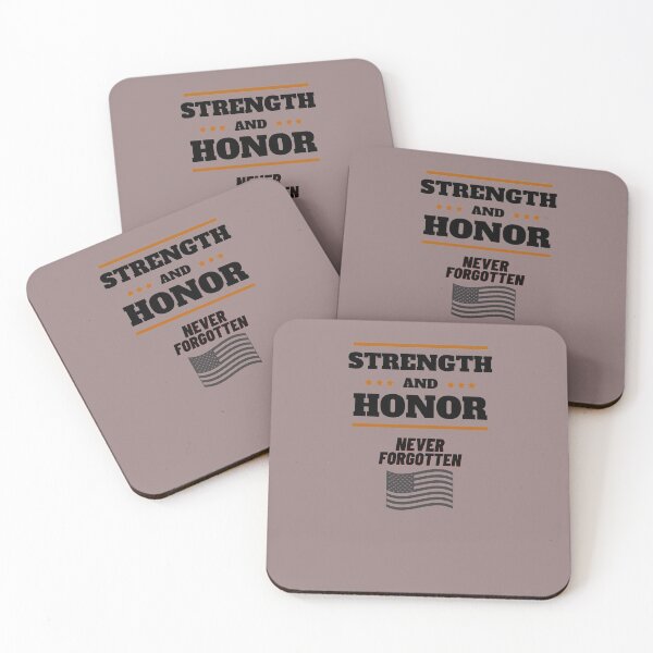 Item preview, Strengh and Honor Never Forgotten  T shirt  designed and sold by Rockopolys.