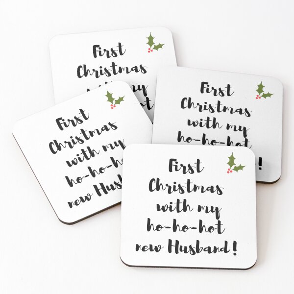 Item preview, First Christmas with my ho-ho-hot new Husband! designed and sold by Dinoroarrr.