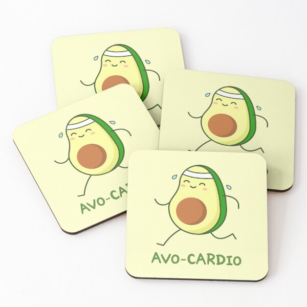 Item preview, Avo-Cardio pun. Avocado running.  designed and sold by TashaVector.
