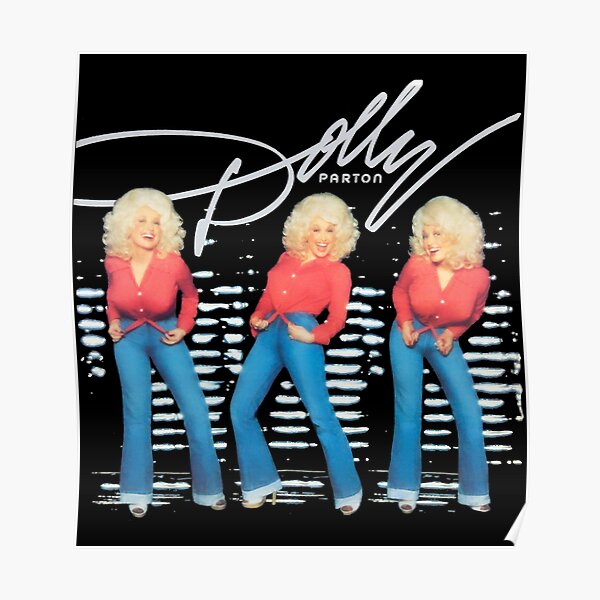 retro Dolly Parton's Vintage for lovers Poster