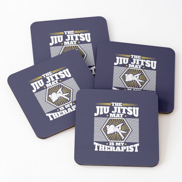 Item preview, BJJ The Jiu Jitsu Mat Is My Therapist designed and sold by jaygo.