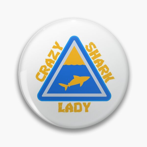 Item preview, The Crazy Shark Lady designed and sold by Jayzdesigns.
