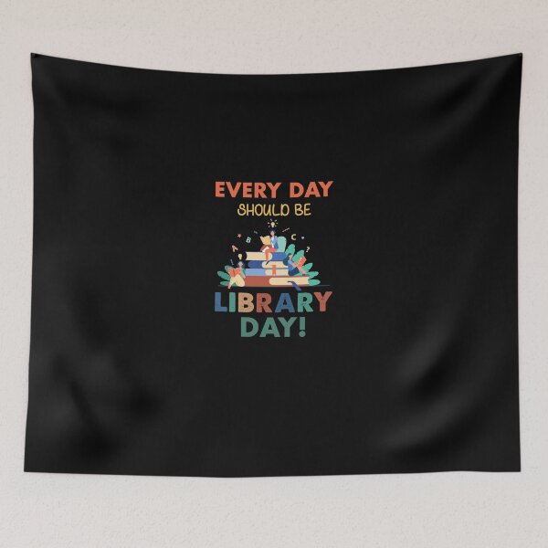 Item preview, Everyday Should Be Library Day | Vintage color designed and sold by Amineharoni.