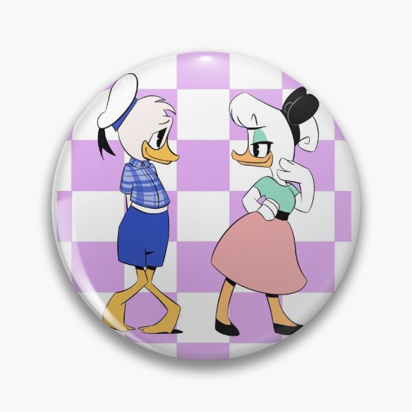 Item preview, 1960s Donald and Daisy designed and sold by ScriblyMewzaque.
