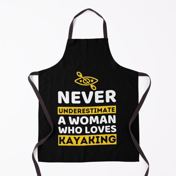Item preview, Never Underestimate A Woman Who Loves Kayaking designed and sold by bifkee19.
