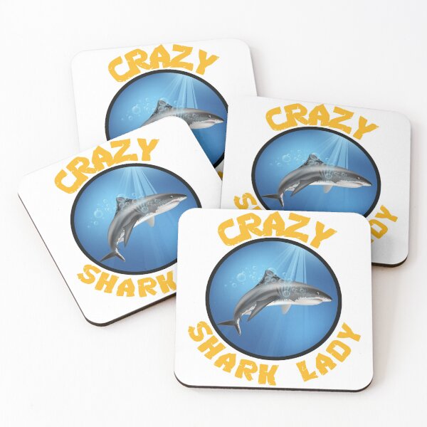 Item preview, The Crazy Shark Lady designed and sold by Jayzdesigns.