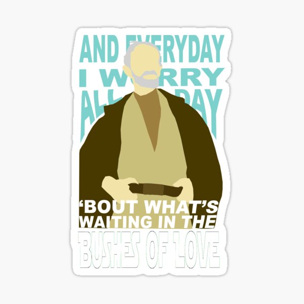 Bushes of love BLR Sticker