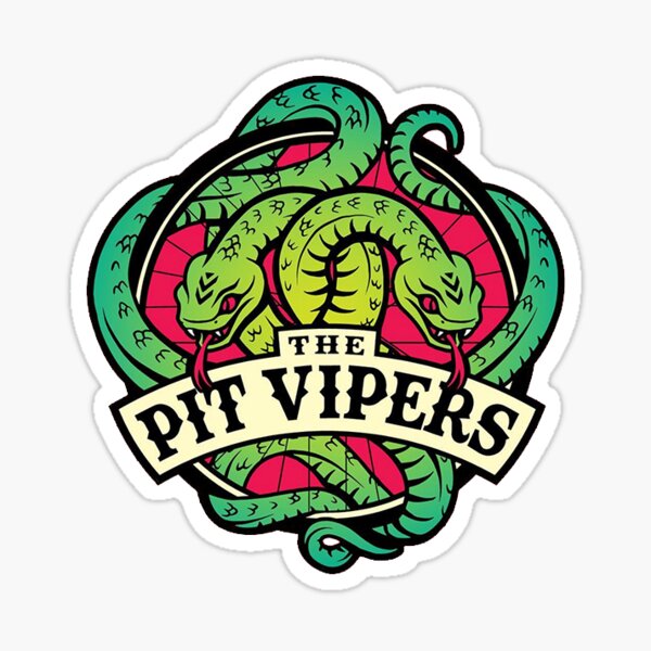 "Pit Viper Sticker essential" Sticker for Sale by Musecian Redbubble