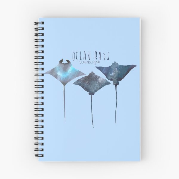 Item preview,  Cute Watercolor Sting Rays and Coral Reef Wildlife Oceanologist - Blue Ocean  designed and sold by TheRainbowRoom.