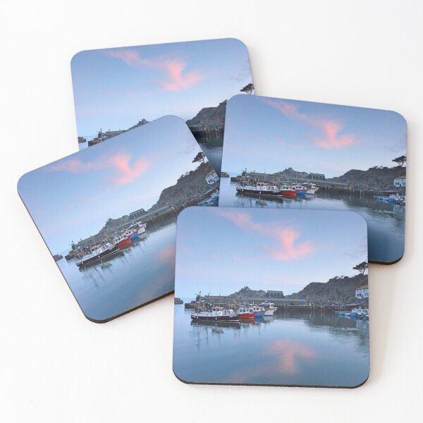 Item preview, Boats at sunset (Polperro) designed and sold by bitm2007.