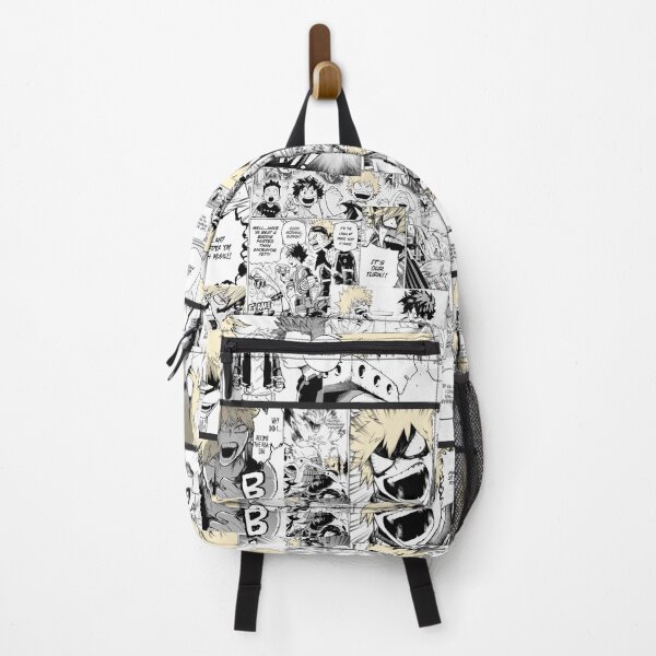 My Hero Academia Katsuki Bakugo Manga Collage Backpack